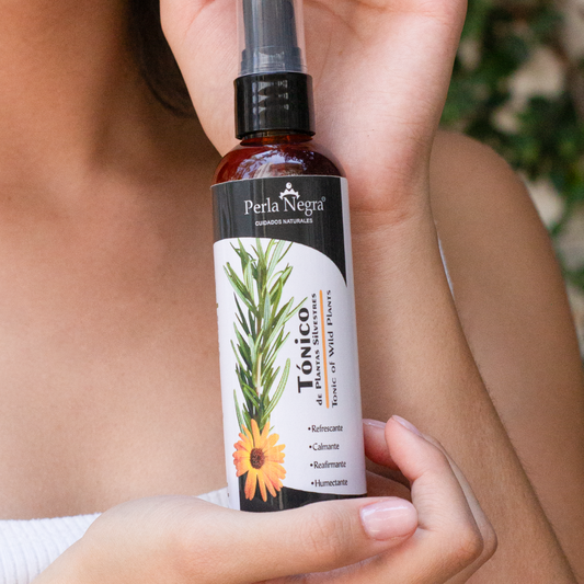 Tónico facial de plantas silvestres botella
